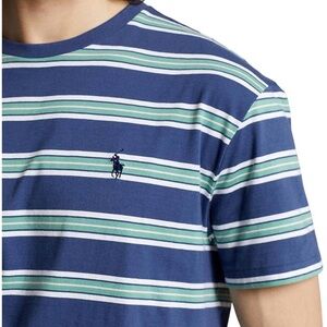 Polo Ralph Lauren Striped Blue and Green Men's Shirt Size L